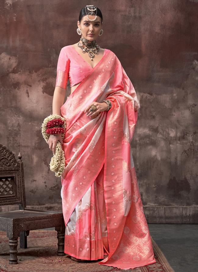 Silk Multi Colour Party Wear Weaving Saree